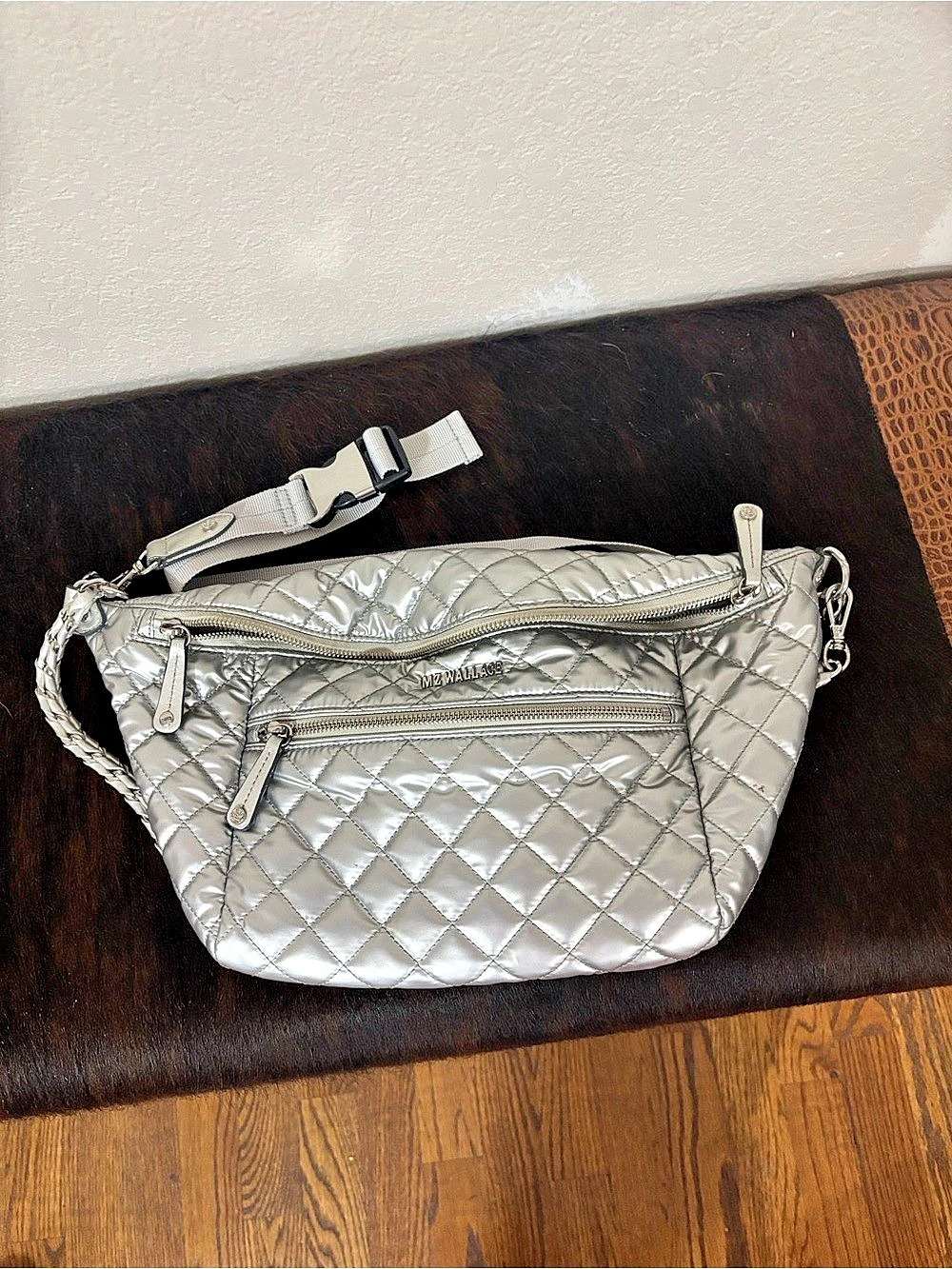 MZ WALLACE Crosby Sling - Silver